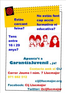 Difusió cartell 1 Garantia juvenil