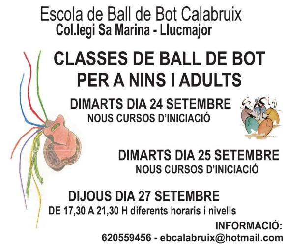 Ball de bot CALABRUIX 2018